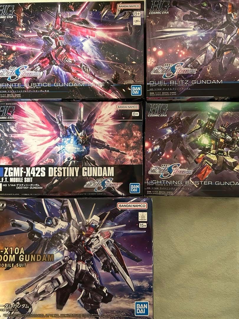 SEED系 N バンダイ 再生産1／ 144 セイバーガンダムSEED系6個セット未